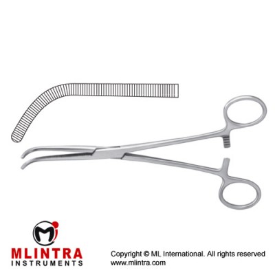 Mixter-O'Shaugnessy Dissecting and Ligature Forcep Curved Stainless Steel, 18.5 cm - 7"